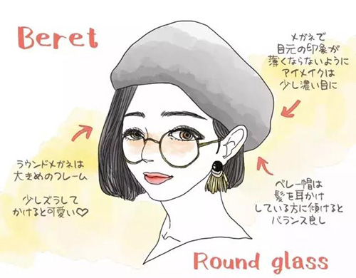 接地氣的小仙女一定要看看！冬天佩戴上帽子和眼鏡